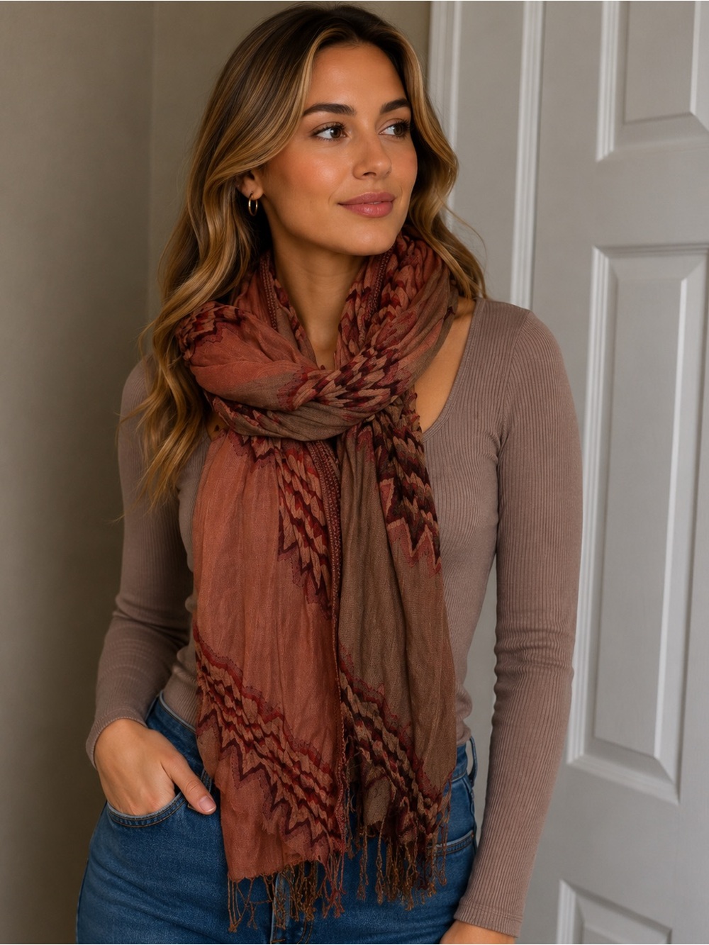Women’s Rusty Scarf